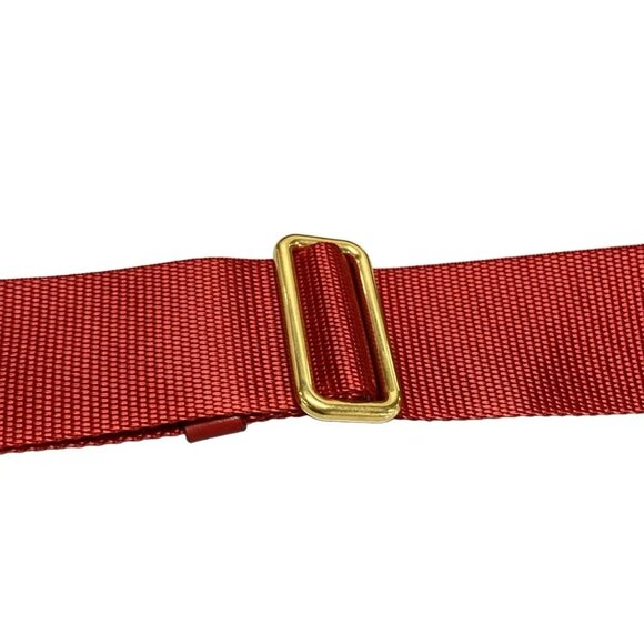 Auth PRADA - Rosso (Red) Nylon Leather Shoulder Bag - Picture 8 of 16